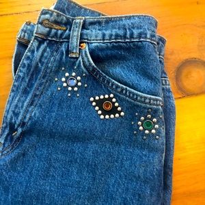 Re/done jeweled jeans 25